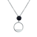 Load image into Gallery viewer, Colgante plata lava