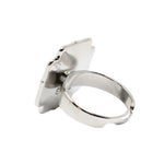 Load image into Gallery viewer, Peridot cross adaptable ring