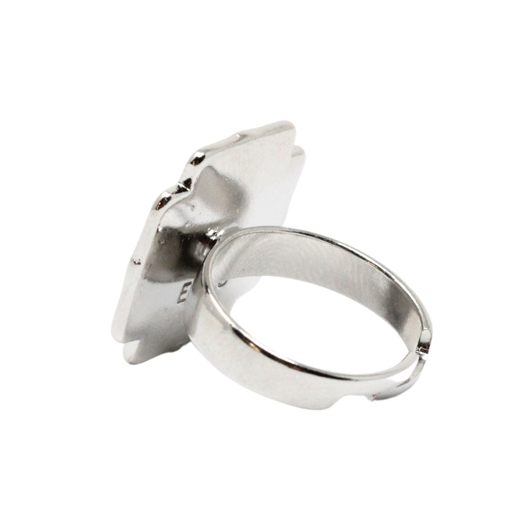 Peridot cross adaptable ring