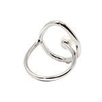 Load image into Gallery viewer, Silver and pearl ring
