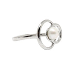 Load image into Gallery viewer, Silver and pearl ring