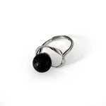 Load image into Gallery viewer, Anillo plata oval lava