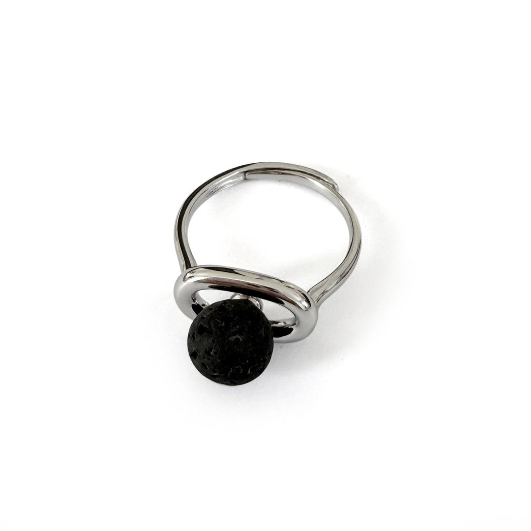 Anillo plata conjunto gota