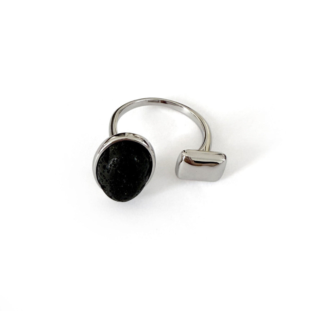 Anillo plata duo