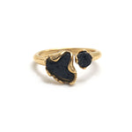 Load image into Gallery viewer,  Anillo acero baño oro lava