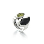 Load image into Gallery viewer,  Anillo elastico olivina y lava