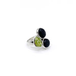 Load image into Gallery viewer,  Anillo lava y olivina