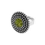 Load image into Gallery viewer,  Anillo olivina adaptable conjunto