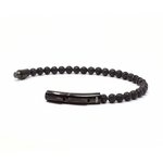 Load image into Gallery viewer, Double clasp lava ball bracelet