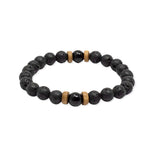 Load image into Gallery viewer, Men's bracelet lava wood palm tree