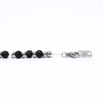 Load image into Gallery viewer, Men's 316L steel and lava bracelet