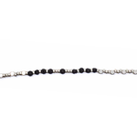 Load image into Gallery viewer, Men's 316L steel and lava bracelet
