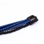 Load image into Gallery viewer, Blue quadruple bracelet and balls
