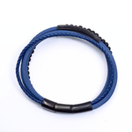 Load image into Gallery viewer, Blue quadruple bracelet and balls