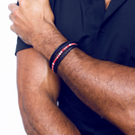 Load image into Gallery viewer, Quadruple red ball bracelet