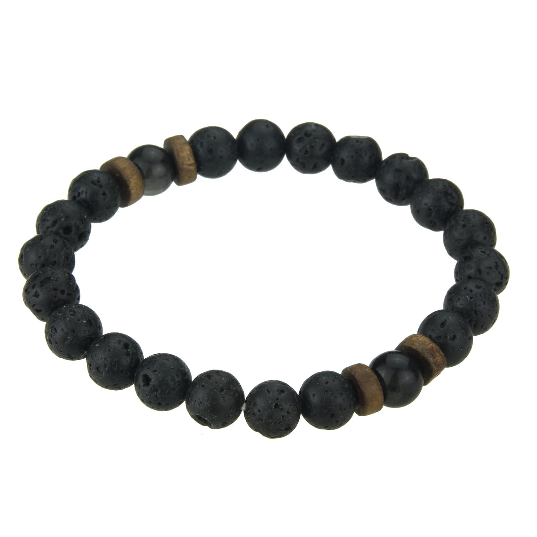 Brazalete hombre lava madera palmera