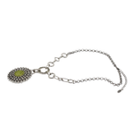 Load image into Gallery viewer, Peridot round pendant