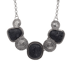 Load image into Gallery viewer, Lava medal necklace