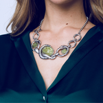 Load image into Gallery viewer, Peridot chip necklace