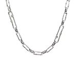 Load image into Gallery viewer, Link necklace with peridot