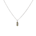 Load image into Gallery viewer, Peridot X chips pendant