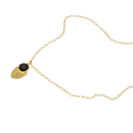 Load image into Gallery viewer, Gold plated steel lava spear pendant