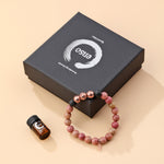 Load image into Gallery viewer, Pulsera de Cuarcita Rosa con Aromaterapia