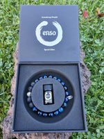 Load image into Gallery viewer, Caja Pulsera ojo de tigre azul aromaterapia