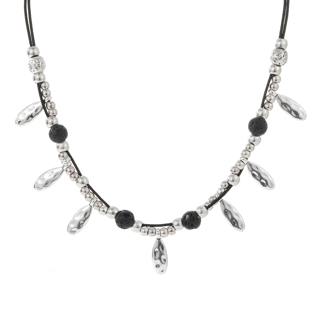 Colgante lava plumas metal