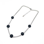 Load image into Gallery viewer,  Collar con lavas cadena acero