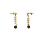 Load image into Gallery viewer, Lava spike gold plated steel earrings