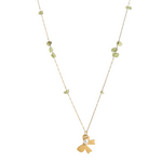 Load image into Gallery viewer, Olivine gold plated steel pendant