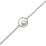 Load image into Gallery viewer, Silver Bracelet with Pearl
