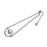 Load image into Gallery viewer, Silver Bracelet with Pearl
