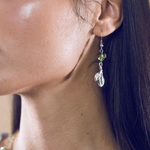 Load image into Gallery viewer, Peridot earring