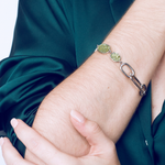 Load image into Gallery viewer, Slavonian peridot bracelet