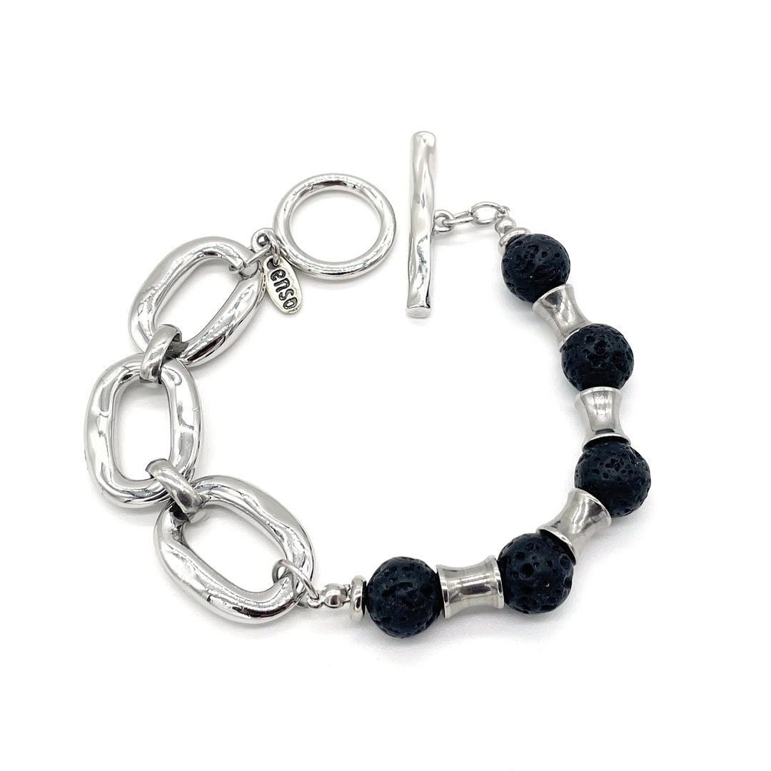Pulsera de lava eslabones