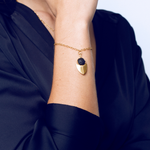 Load image into Gallery viewer, Lava spear gold plated steel bracelet