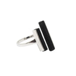 Load image into Gallery viewer, Palm wood silver ring II