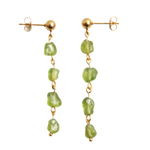 Load image into Gallery viewer, Pendientes de acero bañado en oro