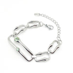 Load image into Gallery viewer,  Pulsera eslabones con olivina