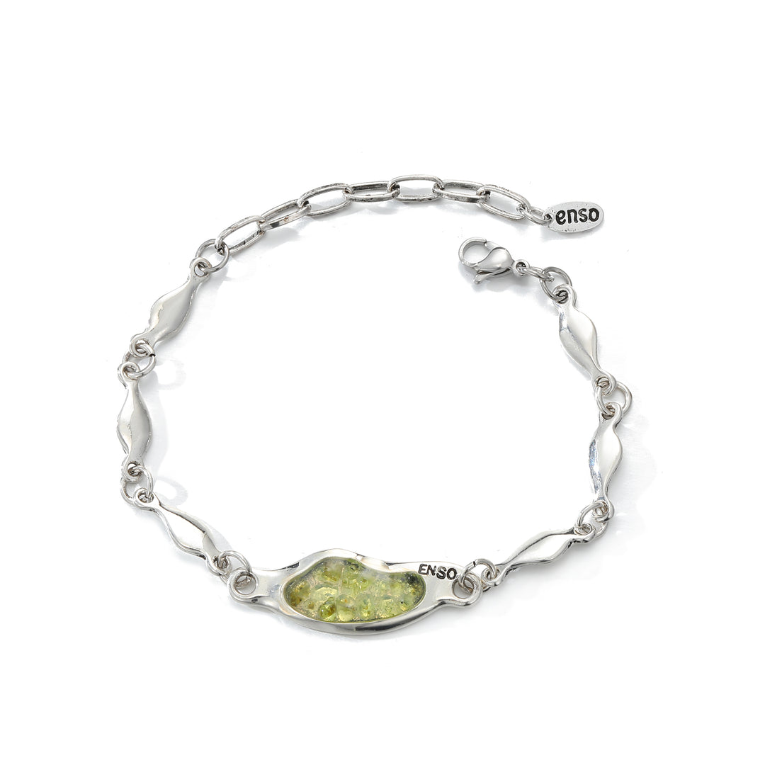 Pulsera olivina