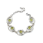 Load image into Gallery viewer,  Pulsera olivina ovalos