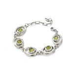 Load image into Gallery viewer, Pulsera olivina ovalos