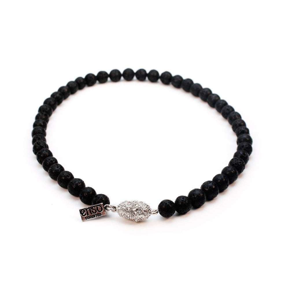 Lava only necklace with magnetic closure