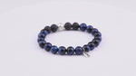 Load and play video in Gallery viewer, Aromatherapy blue tiger eye bracelet
