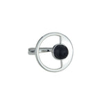 Load image into Gallery viewer, Anillo plata circulo lava