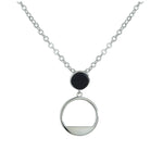 Load image into Gallery viewer, Colgante de plata con madera de palmera