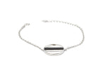 Load image into Gallery viewer,  Pulsera de Plata con Disco de Madera de Palmera