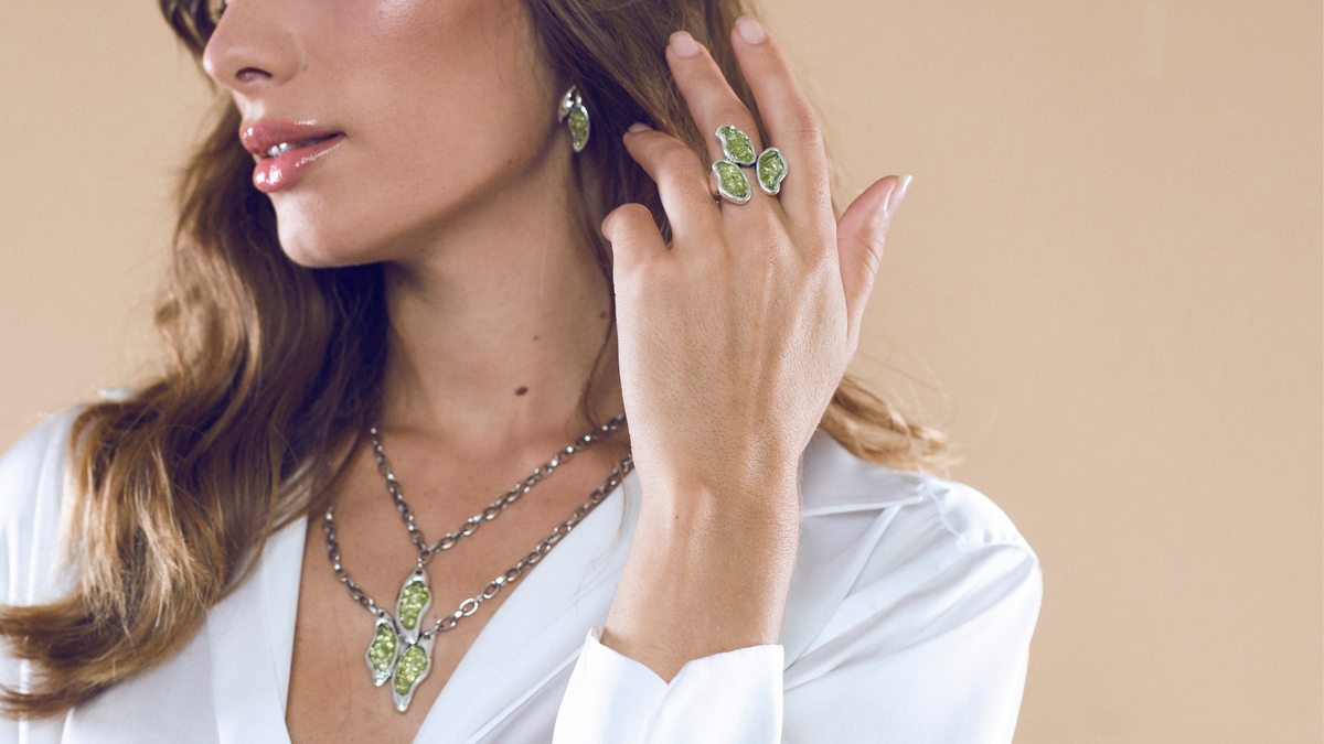 Olivina Jewelry The green gem of the Canary Islands EnsoSpain